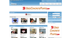 Desktop Screenshot of concretepumpingvideos.com