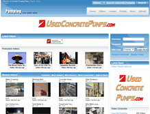 Tablet Screenshot of concretepumpingvideos.com